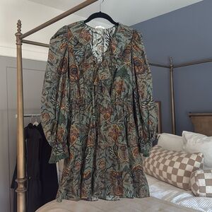 Ulla Johnson long sleeve cotton dress.